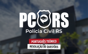 Logo Combo PC-RS - Português: Teoria + Resolução de Questões Escrivão e Inspetor