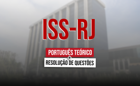 Logo ISS/RJ - Combo: Português Teórico + Resolução de Questões