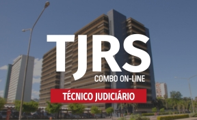 Logo TJ/RS - Técnico Judiciário - Todas as disciplinas - On-line