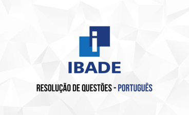 Logo IBADE - Português - Resolução de Questões