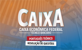 Logo CAIXA - Português Teórico + Resolução de Questões