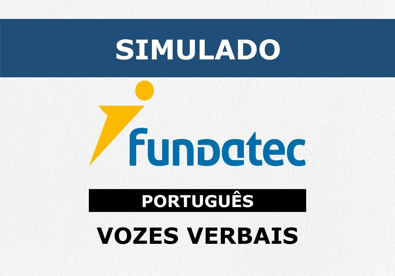 Logo Simulado Fundatec - Português - Vozes Verbais