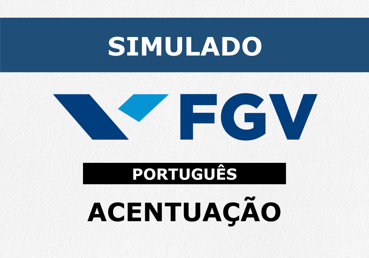 Logo Simulado FGV - Português - Acentuação