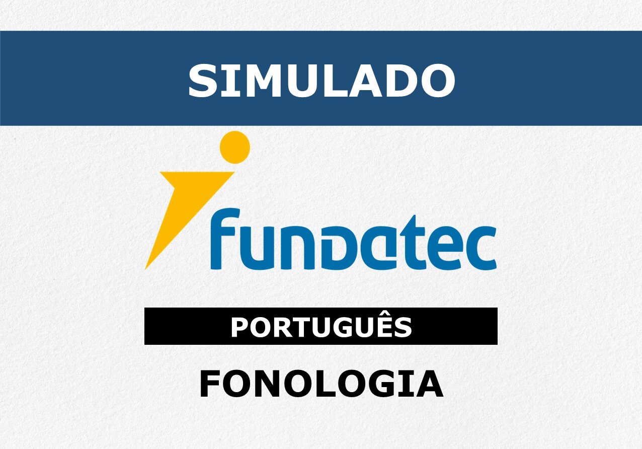 Logo Simulado Fundatec - Português - Fonologia
